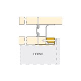 Προφίλ Gola -E Emuca 8902462 για Φούρνο μικροκυμάτων