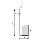 Προφίλ Gola -E Emuca 8902462 για Φούρνο μικροκυμάτων