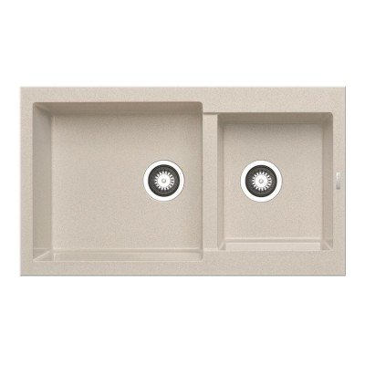 ΝΕΡΟΧΥΤΕΣ Pyramis PYRAGRANITE ALAZIA  Dark Beige (86X50) 1 3/4B - 079811911