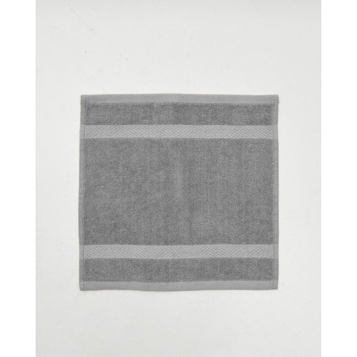 Βαμβακερή Λαβέτα Reach 33x33cm Λαβέτα | 33x33cm Γκρι απαλό