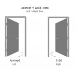 Πορταδέλα ορειχάλκινη σε ματ χρυσό 120mm 200-3012 Metalor