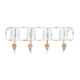 Κρεμάστρα  4 θέσεων 417 σε Αντικέ-Λευκό