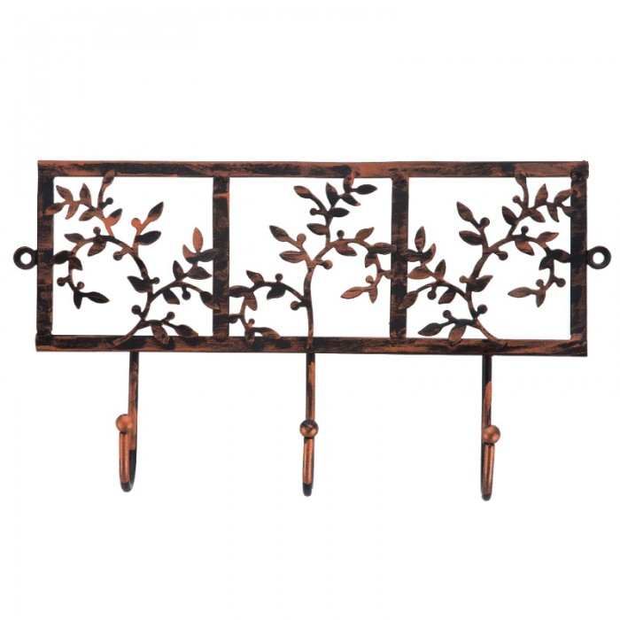 Κρεμάστρα ρούχων 3 θέσεων 418 σε Μαύρο-Χαλκός