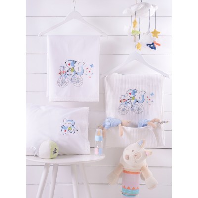 CLUNNY - KOYBEΡΤΑ ΠΙΚΕ ΜΕ ΚΕΝΤΗΜΑ (80X90)