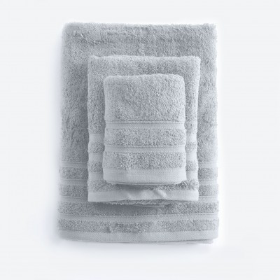 LAGOON - ΠΕΤΣΕΤΑ 100% ΒΑΜΒΑΚΙ ΠΕΝΙΕ 470gsm ΓΚΡΙ ΑΝΟΙΧΤΟ ΧΕΡΙΩΝ (40X60)