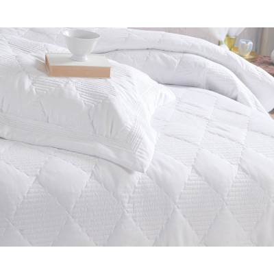 CHARMY - ΣΕΤ ΚΟΥΒΕΡΛΙ ΛΕΥΚΟ ΣΕΤ 7 ΤΕΜΑΧΙΑ (1 235X250, 2 240X260, 4 50X70)