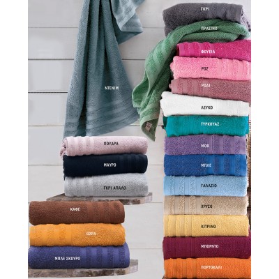 LAGOON - ΠΕΤΣΕΤΑ 100% ΒΑΜΒΑΚΙ ΠΕΝΙΕ 470gsm ΜΠΛΕ ΣΚΟΥΡΟ ΧΕΡΙΩΝ (40X60)