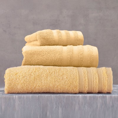 LAGOON - ΠΕΤΣΕΤΑ 100% ΒΑΜΒΑΚΙ ΠΕΝΙΕ 470gsm ΚΙΤΡΙΝΟ ΧΕΡΙΩΝ (40X60)