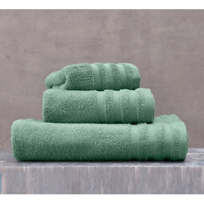 LAGOON - ΠΕΤΣΕΤΑ 100% ΒΑΜΒΑΚΙ ΠΕΝΙΕ 470gsm ΠΡΑΣΙΝΟ ΧΕΡΙΩΝ (40X60)