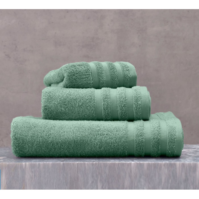 LAGOON - ΠΕΤΣΕΤΑ 100% ΒΑΜΒΑΚΙ ΠΕΝΙΕ 470gsm ΠΡΑΣΙΝΟ ΧΕΡΙΩΝ (40X60)