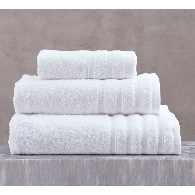 LAGOON - ΠΕΤΣΕΤΑ 100% ΒΑΜΒΑΚΙ ΠΕΝΙΕ 470gsm ΛΕΥΚΟ ΧΕΡΙΩΝ (40X60)