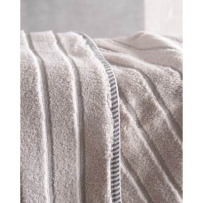 PYRAMID - ΠΕΤΣΕΤΑ 100% ΒΑΜΒΑΚΙ ZERO TWIST 530gr ΜΠΕΖ ΧΕΡΙΩΝ (30X50)