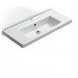 Νιπτήρας μπάνιου σε λευκό χρώμα Bianco Urban 35080-300- 80 x35 cm