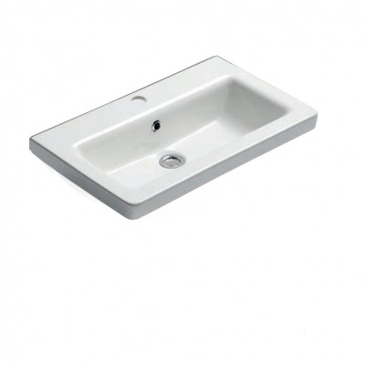 Νιπτήρας μπάνιου σε λευκό χρώμα Bianco Urban 35060-300 60x35 cm