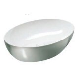 Νιπτήρας μπάνιου σε χρώμα πλατίνας Gsi Pura Platinium 8842-430300 60 x 42 cm