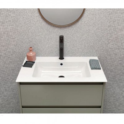 Νιπτήρας μπάνιου σε λευκό χρώμα Gsi Pura 8838--82 x46cm