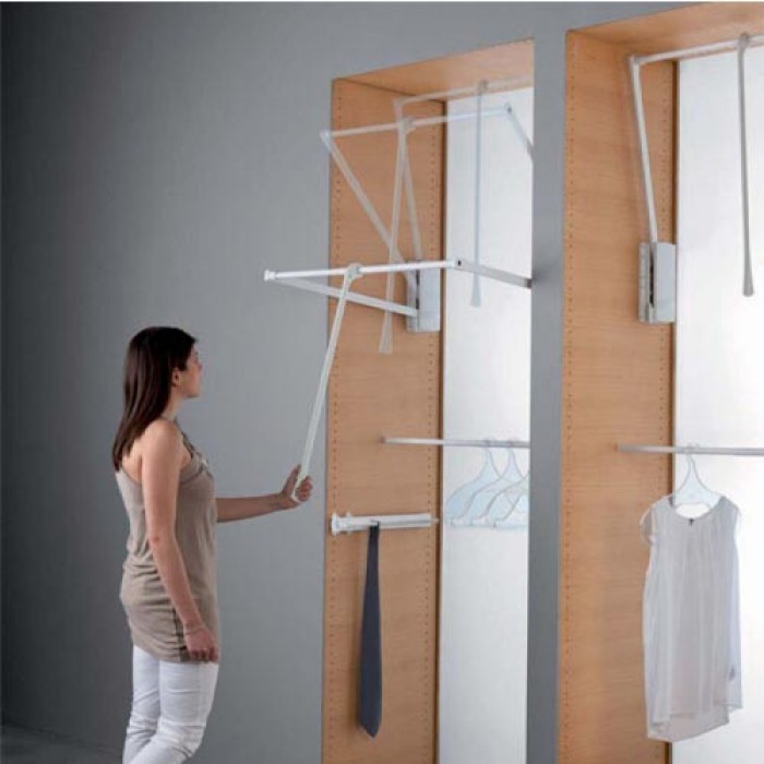 Ασανσέρ Ντουλάπας Servetto 2004 Λευκό Μήκος 77-120cm