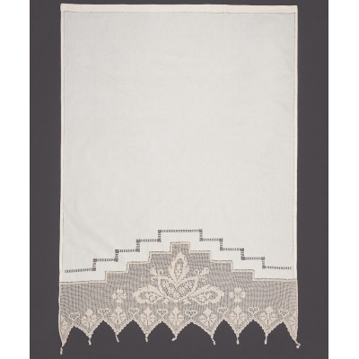 κουρτίνα 075 (90cm x 130cm) ecru με τούνελ