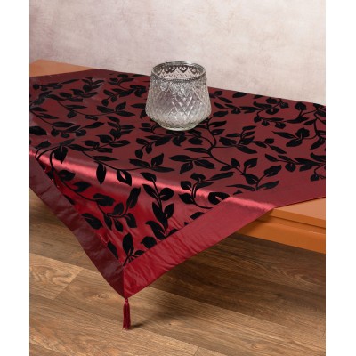 Σατέν καρέ 081 (85cm x 85cm) μπορντώ