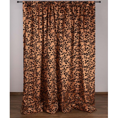 Κουρτίνα 081 (300cm x 275cm) με τρέσα χρυσή