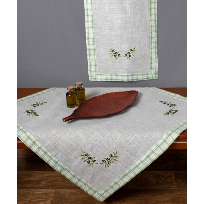 Καρέ 1312 (85cm x 85cm) πράσινο