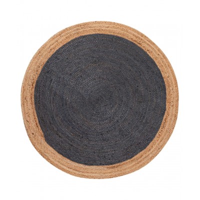 Χαλί γιούτα 1750 (200cm) natural/dark grey