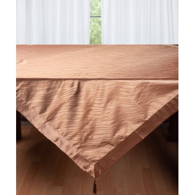 Σατέν τραπεζομάντηλο 2009 (160cm x 260cm) καφέ