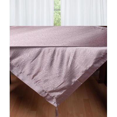 Σατέν τραπεζομάντηλο 2009 λουλούδι (160cm x 260cm) μώβ
