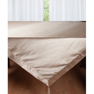 Σατέν καρέ 2009 (80cm x 80cm) μπέζ