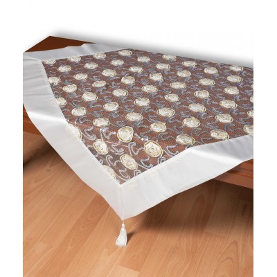 Τούλινο καρέ 264-17 (85cm x 85cm) λευκό 