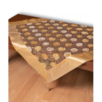 Τούλινο καρέ 264-17 (85cm x 85cm) χρυσό 