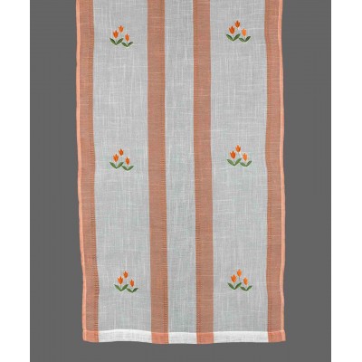 κουρτίνα 315 (120cm x 160cm) πορτοκαλί με τιράντα