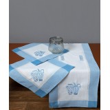 Σετ 3 τεμαχίών 3741 (40cm x 110cm 2x40cm x 40cm) μπλέ