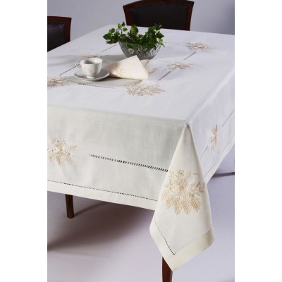 τραπεζομάντηλα (160cm x 220cm) 4006 ivory