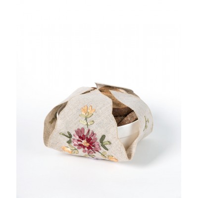 Ψωμιέρα rococo σταυρός 4338 (35cm x 35cm) μπέζ