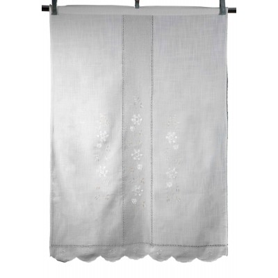 κουρτίνα 464 (120cm x 160cm) ivory/άμμου με τούνελ