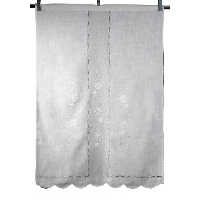 κουρτίνα 464 (200cm x 270cm) ivory/άμμου με τούνελ