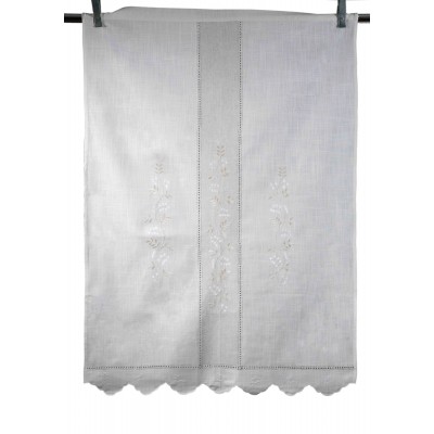 κουρτίνα 465 (120cm x 160cm) ivory/άμμου με τούνελ