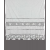 κουρτίνα 5119 (140cm x 260cm) λευκή με τούνελ