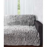 Διακοσμητικό μαλλιαρό ριχτάρι 5336 (145cm x 195cm) δίχρωμο/μαύρη βάση