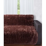 Διακοσμητικό μαλλιαρό ριχτάρι 5336 (145cm x 195cm) καφέ