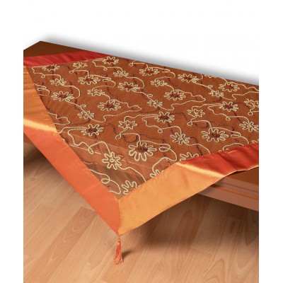 Τούλινο καρέ 7180 (85cm x 85cm) πορτοκαλί