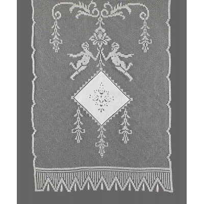 κουρτίνα BG11 TOSCAN (200cm x 270cm) λευκο με τούνελ