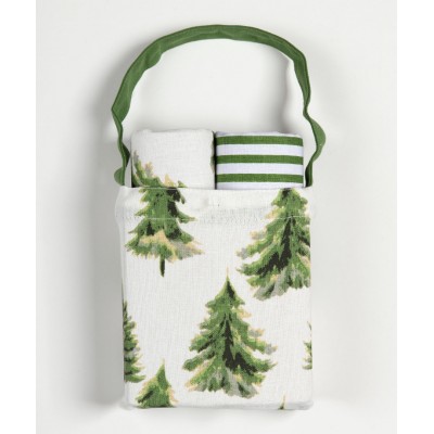 Χριστουγεννιάτικο σετ 2 τεμαχίων σε τσαντάκι (40cm x 65cm) BS72117