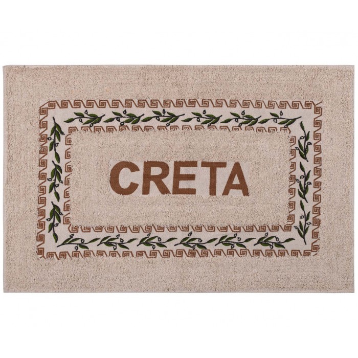 Πατάκι ελιά Κρήτη (50cm x 80cm) καφέ