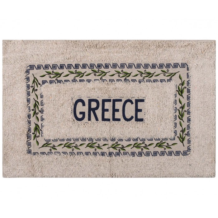 Πατάκι ελιά Greece (50cm x 80cm) μπλέ