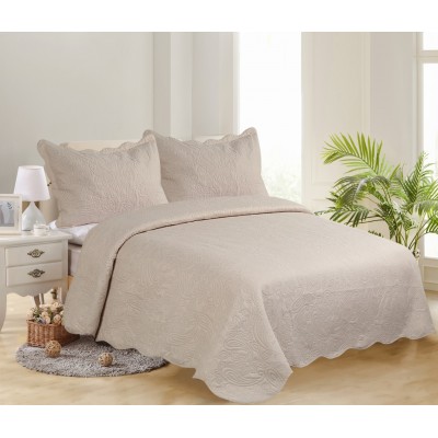 ΜΟΝΟ ΚΟΥΒΕΡΛΙ SOLID ( 160cm x 220cm + 1 x 50cm x 70cm ) camel/camel