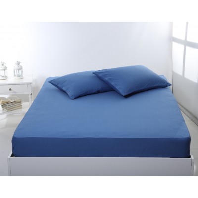 Σεντόνι με λάστιχο jersey (100cm x 200cm + 35cm) jean