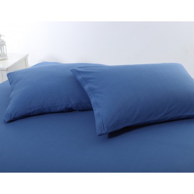 Ζευγάρι μαξιλαροθήκες jersey (50cm x 70cm) jean