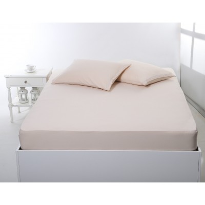 Σεντόνι με λάστιχο jersey (100cm x 200cm + 35cm) light beige